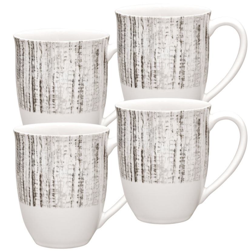 Colorwave Weave Set Of 4 XL Large Mug, 18 Oz.