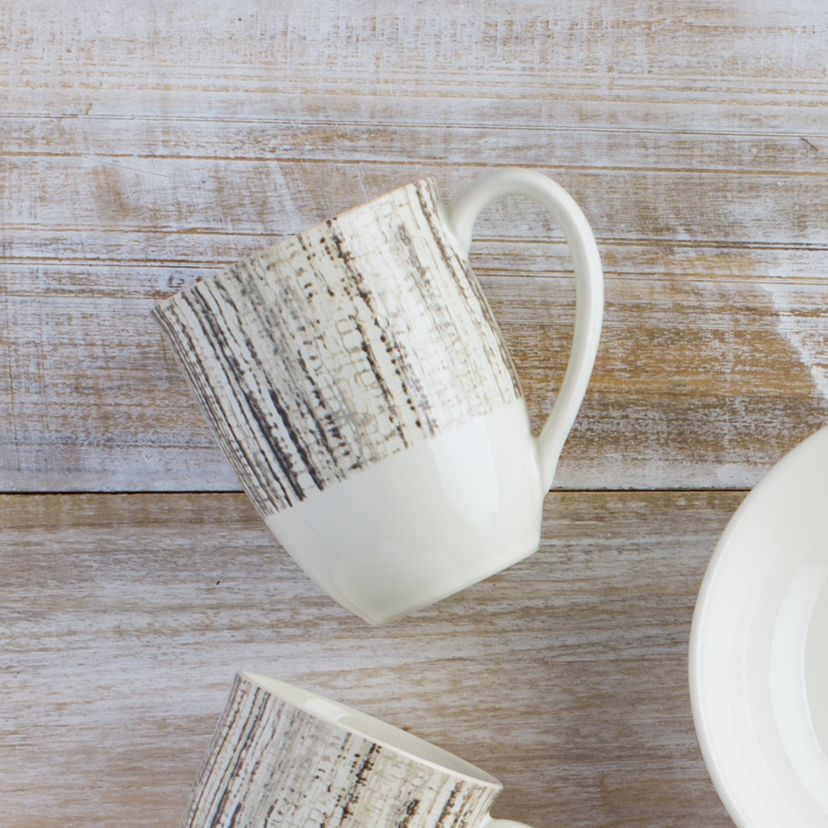 Colorwave Weave Set Of 4 XL Large Mug, 18 Oz.