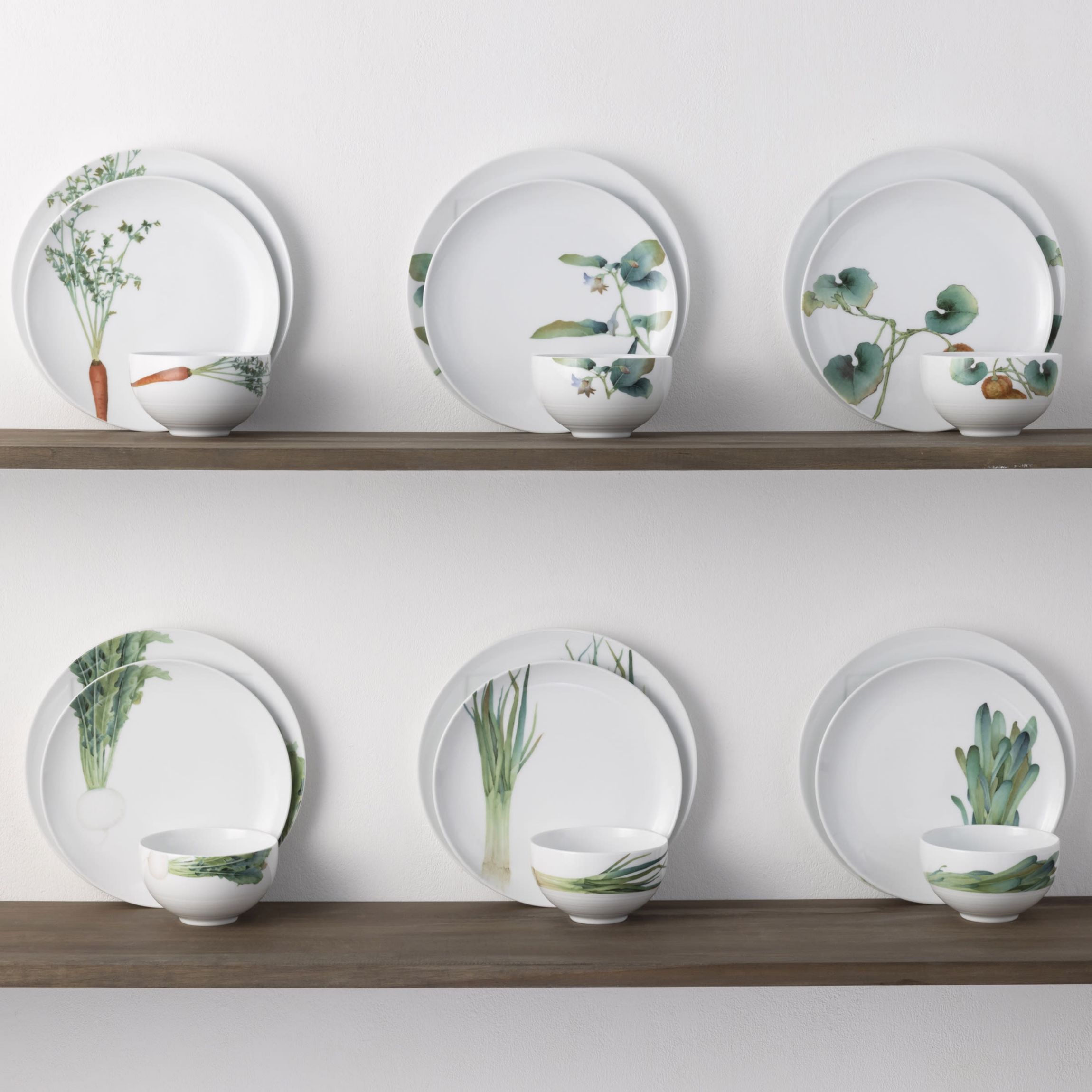 Kyoka Shunsai 18-Piece Dinnerware Set, Service for 6