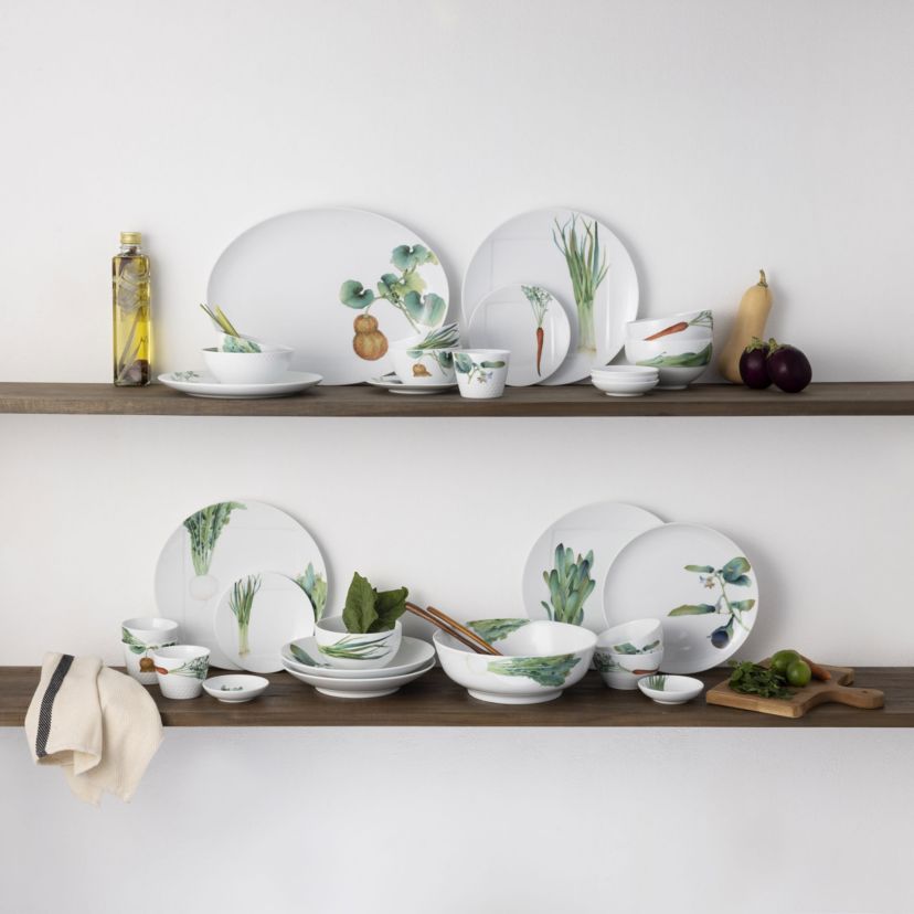 Kyoka Shunsai Oval Platter, 14.5"