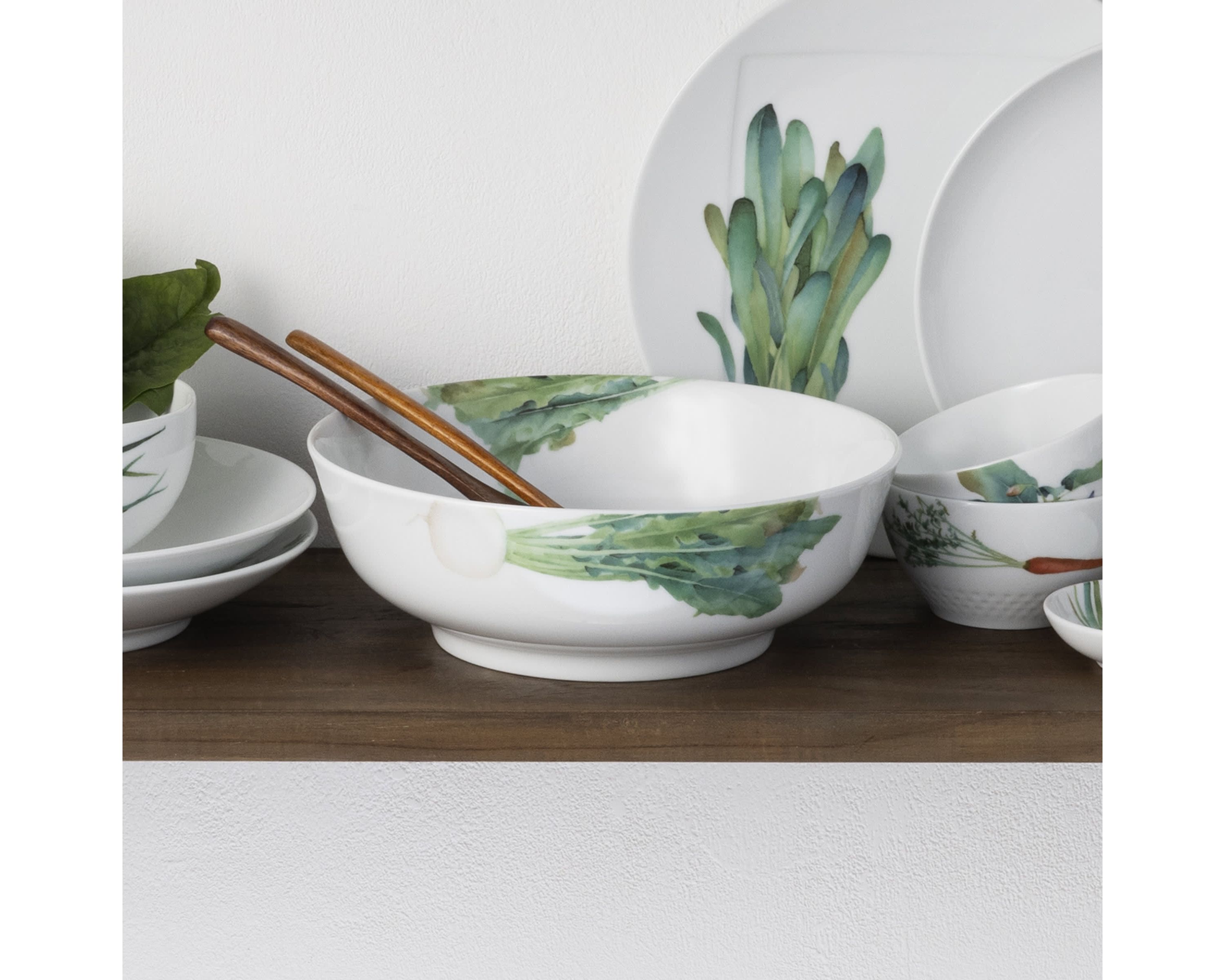 Kyoka Shunsai Round Vegetable Bowl, 9.75", 73 oz.