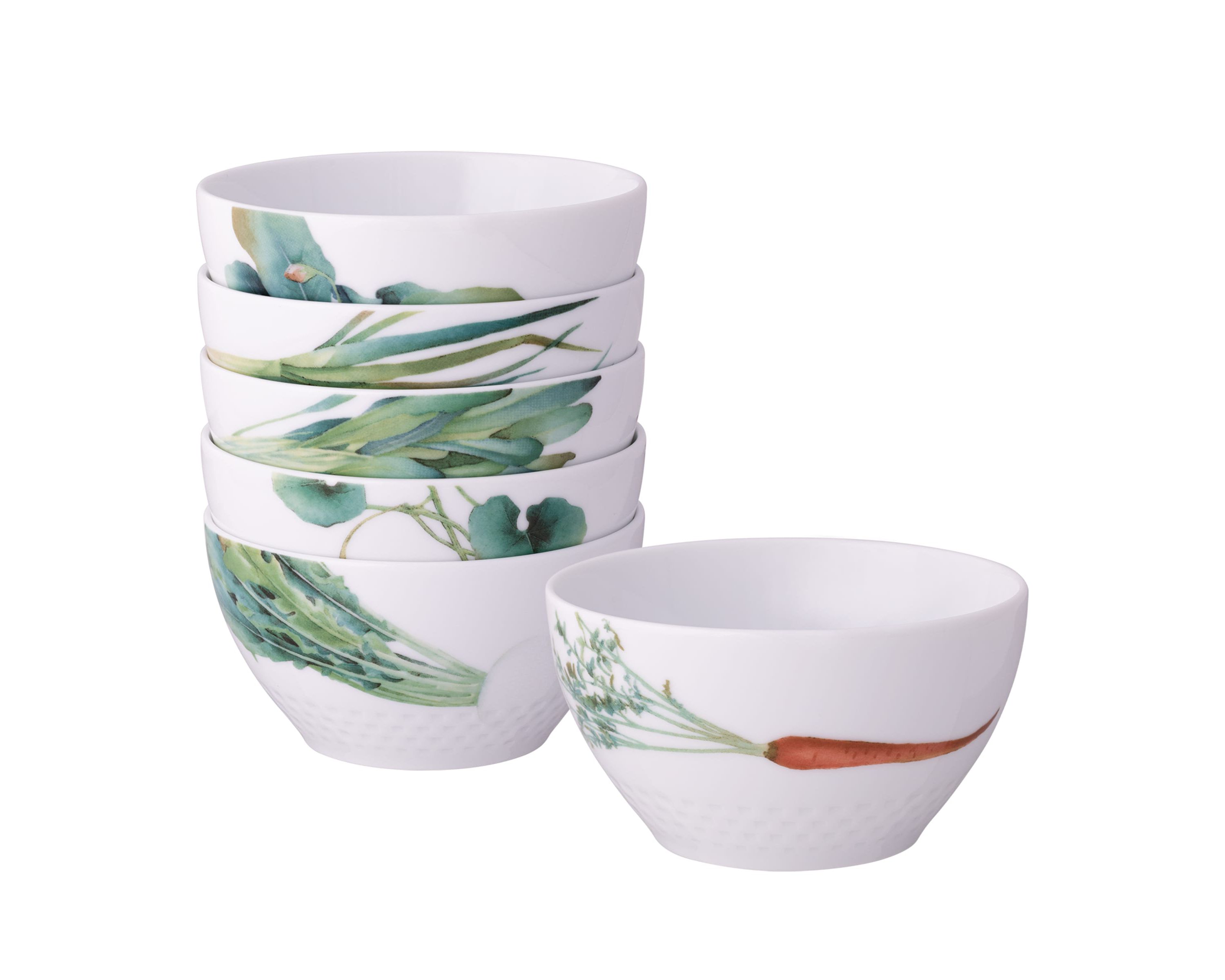 Kyoka Shunsai Set of 6 Bowls, 4.25", 12 oz.