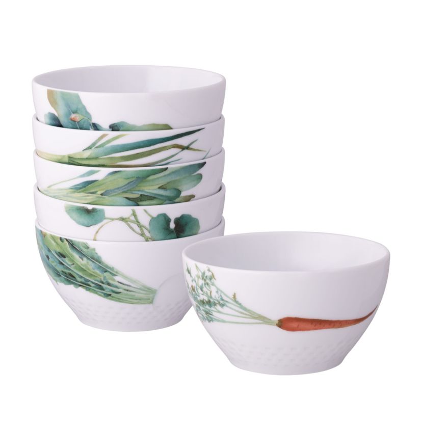 Kyoka Shunsai Set of 6 Bowls, 4.25", 12 oz.
