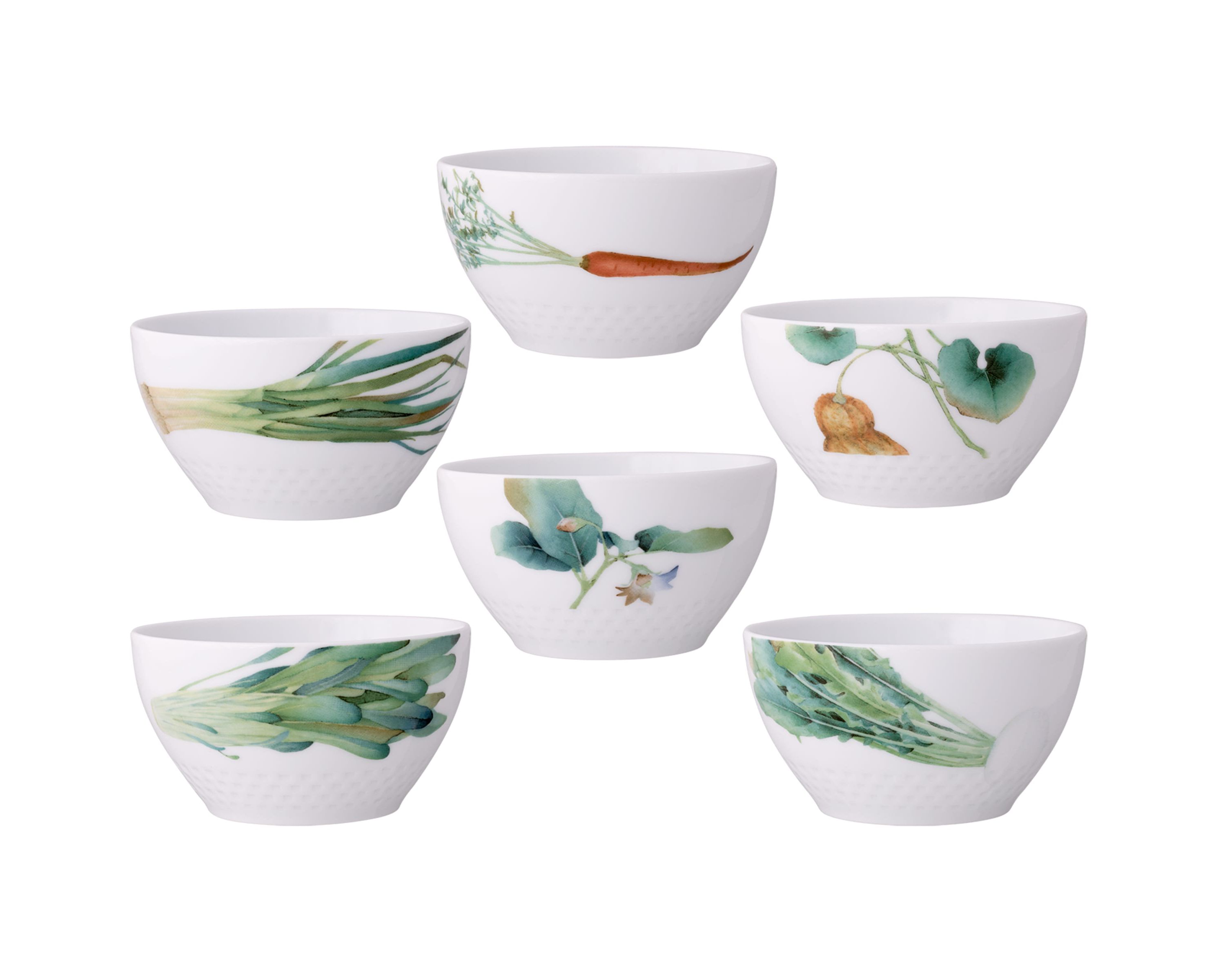 Kyoka Shunsai Set of 6 Bowls, 4.25", 12 oz.