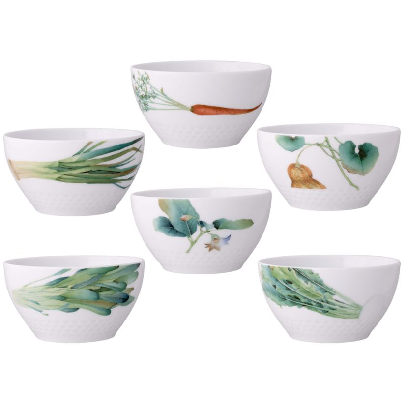 Kyoka Shunsai Set of 6 Bowls, 4.25", 12 oz.