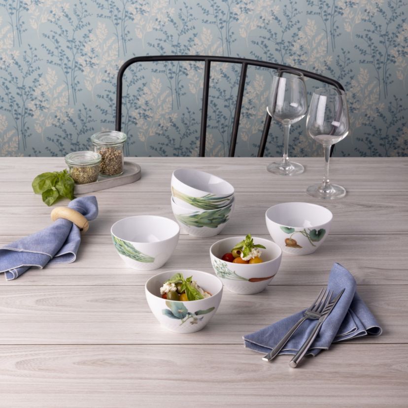 Kyoka Shunsai Set of 6 Bowls, 4.25", 12 oz.