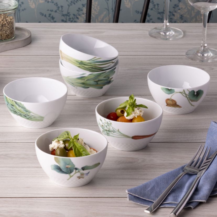 Kyoka Shunsai Set of 6 Bowls, 4.25", 12 oz.