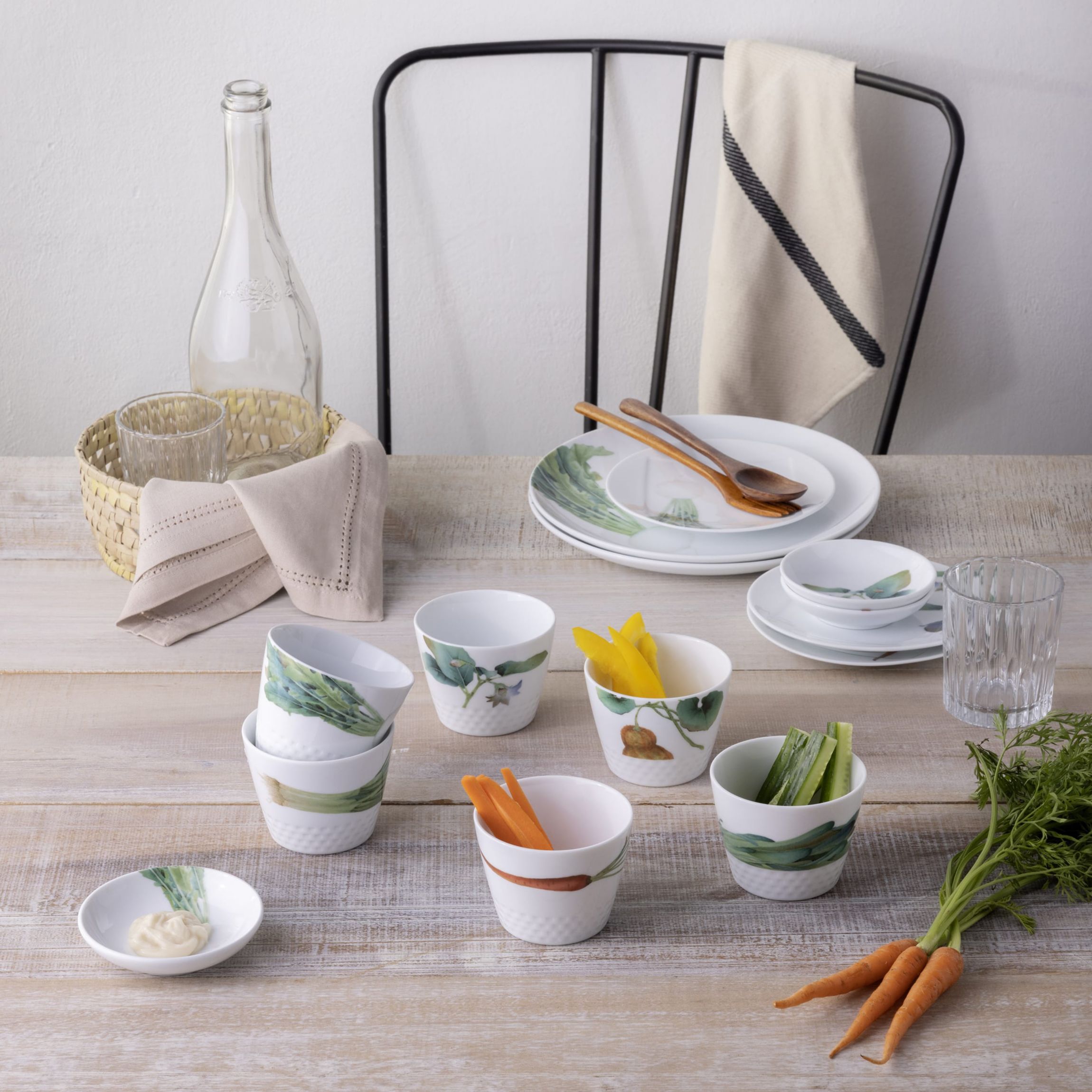 Kyoka Shunsai Set of 6 Japanese Cups, 3.5", 7 oz.