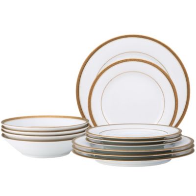 Noritake Charlotta 12-Piece Dinnerware Set, Service for 4