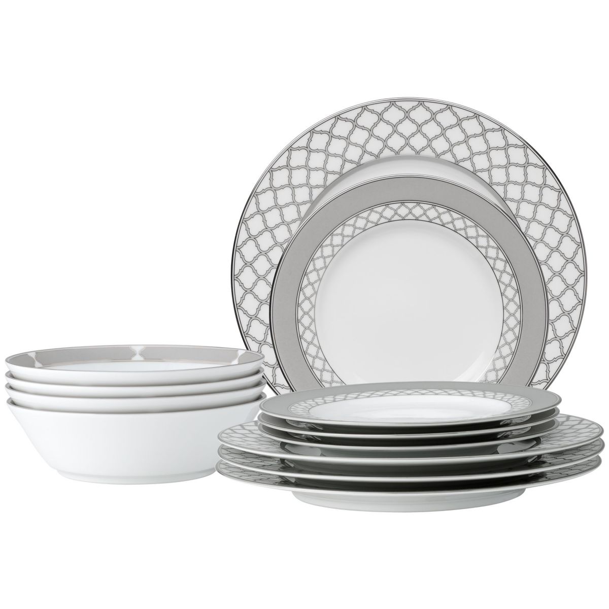 Eternal Palace 12-Piece Dinnerware Set, Service for 4