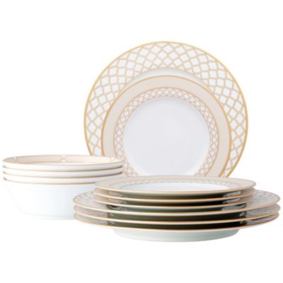 Eternal Palace 12-Piece Dinnerware Set, Service for 4