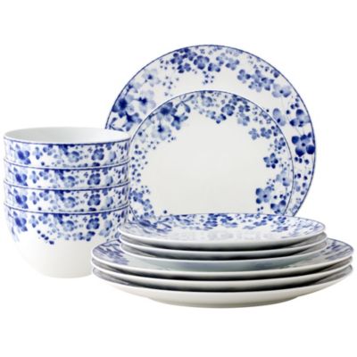 Bloomington Road 12-Piece Dinnerware Set, Service for 4