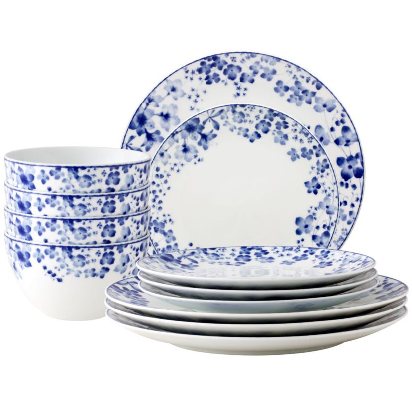 Bloomington Road 12-Piece Dinnerware Set, Service for 4