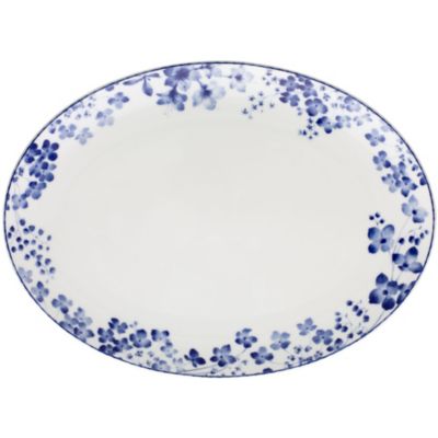 Bloomington Road Oval Platter, 14"