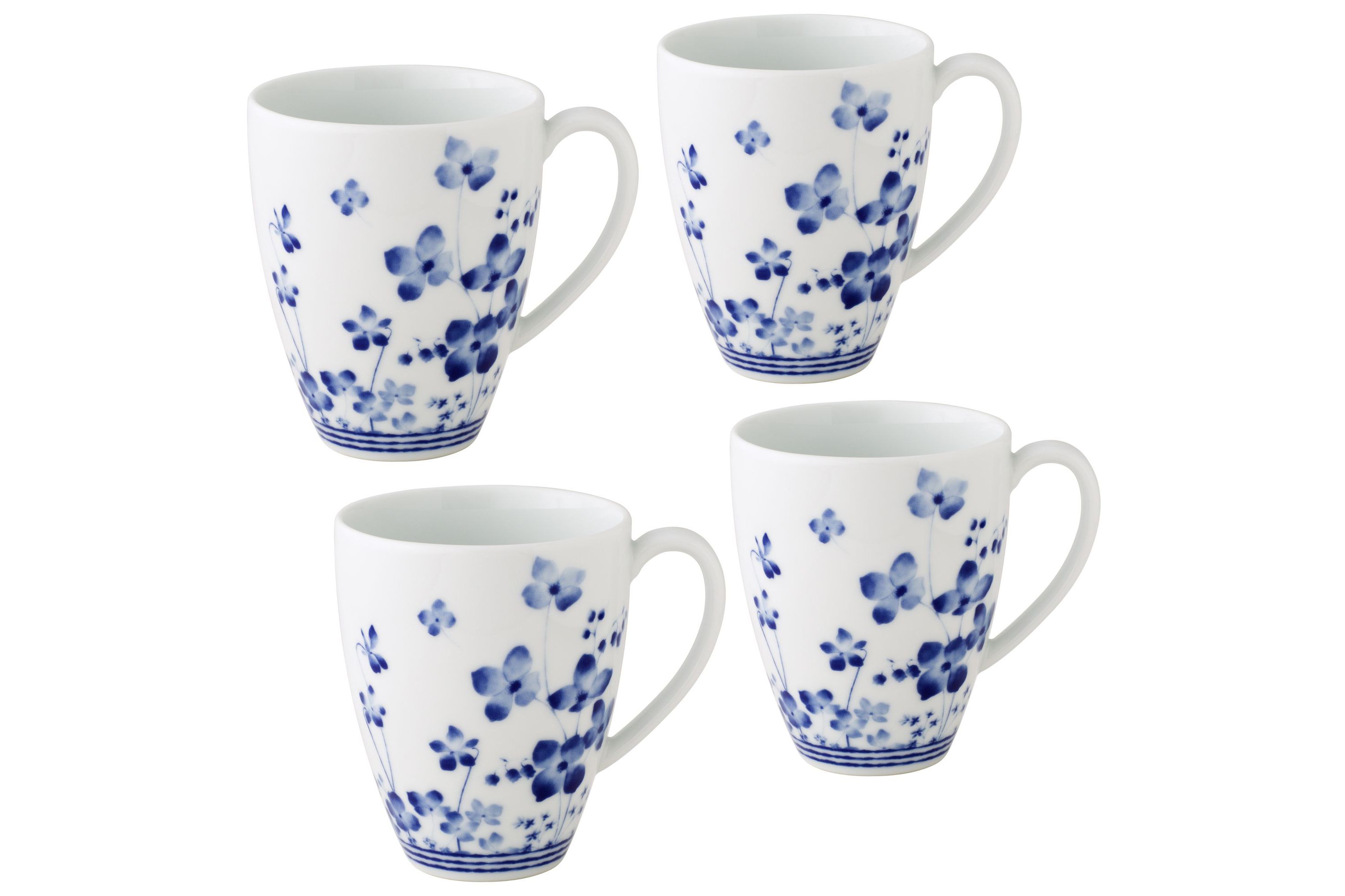 Bloomington Road Set Of 4 Mugs, 16 Oz.