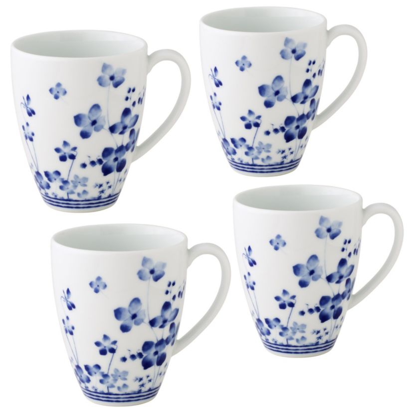 Bloomington Road Set Of 4 Mugs, 16 Oz.