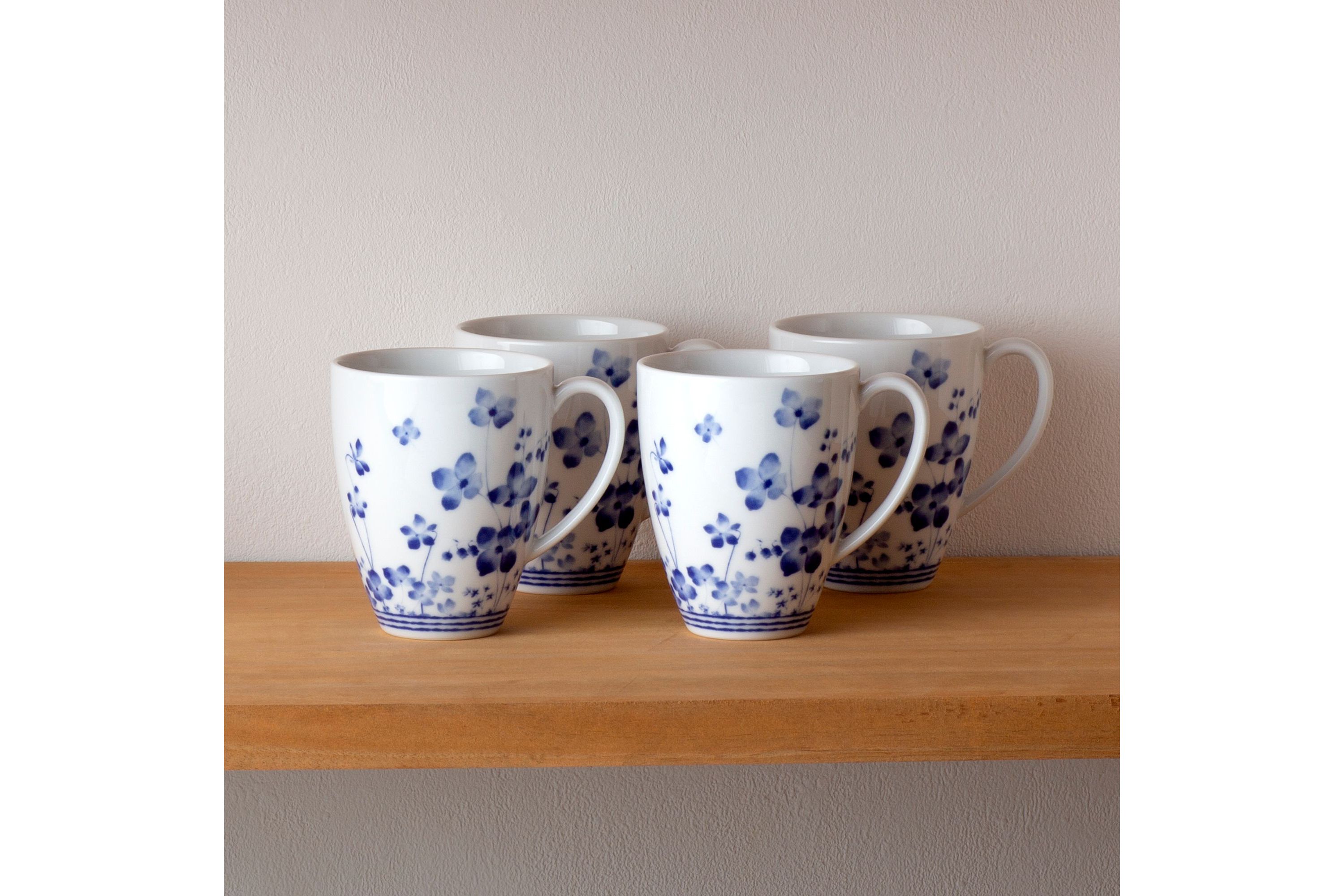 Bloomington Road Set Of 4 Mugs, 16 Oz.