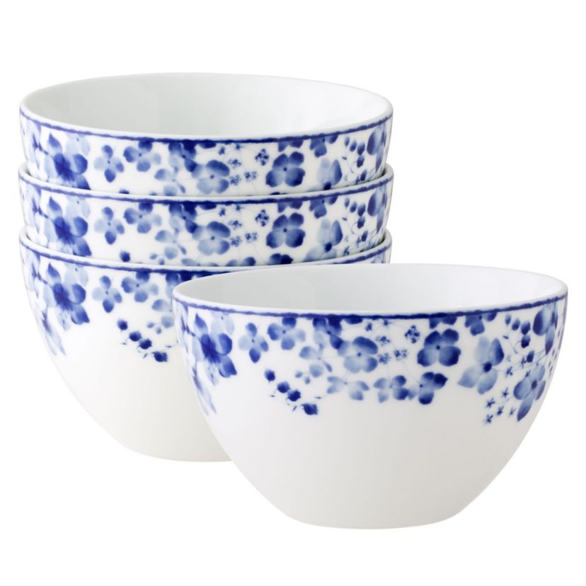 Bloomington Road Set Of 4 Cereal Bowls, 6", 29-1/2 Oz.