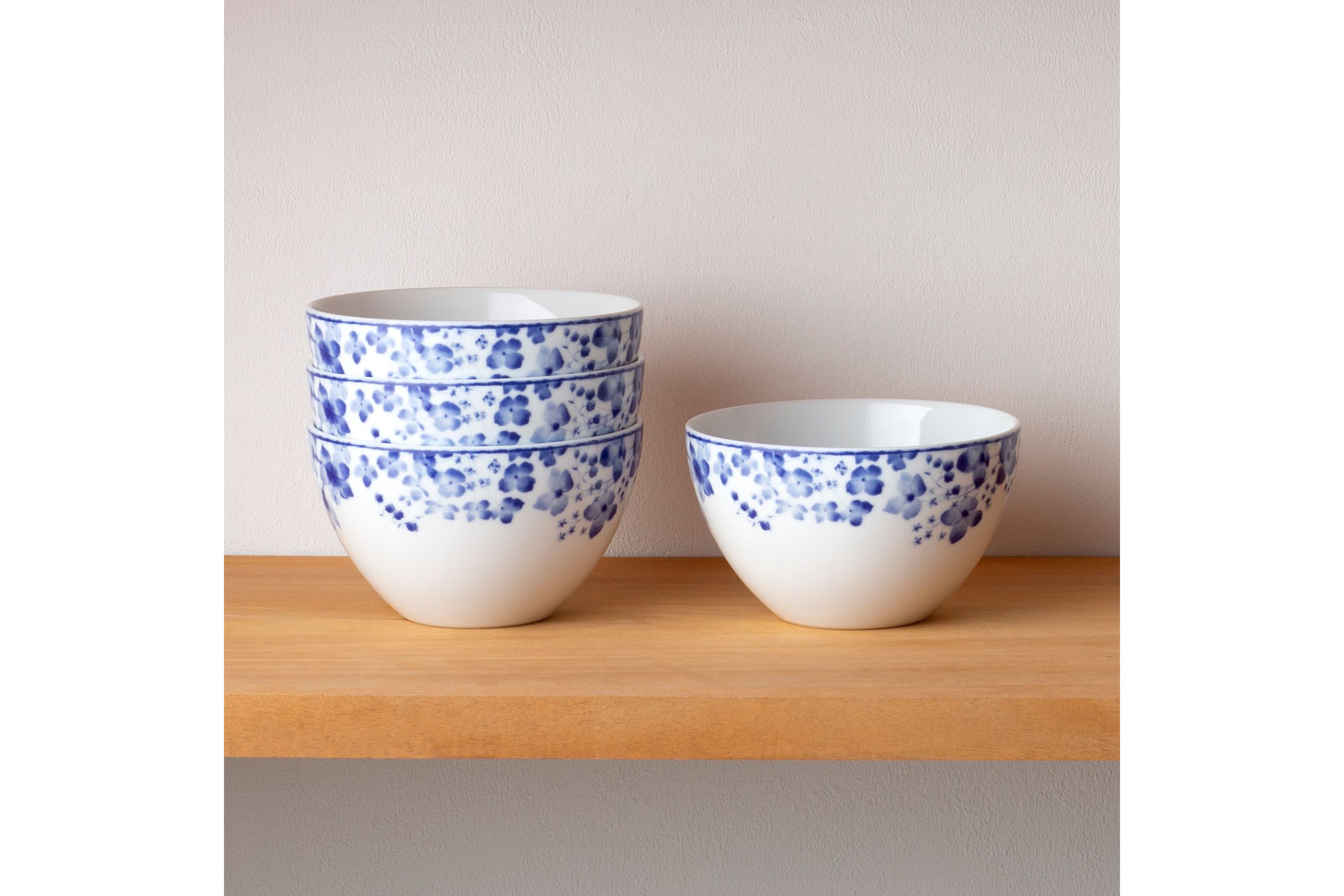 Bloomington Road Set Of 4 Cereal Bowls, 6", 29-1/2 Oz.