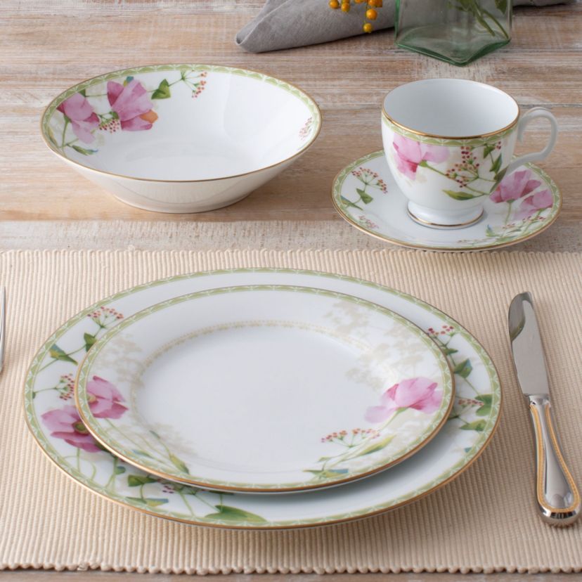 Poppy Place Set Of 4 Salad Plates, 8 1/4"