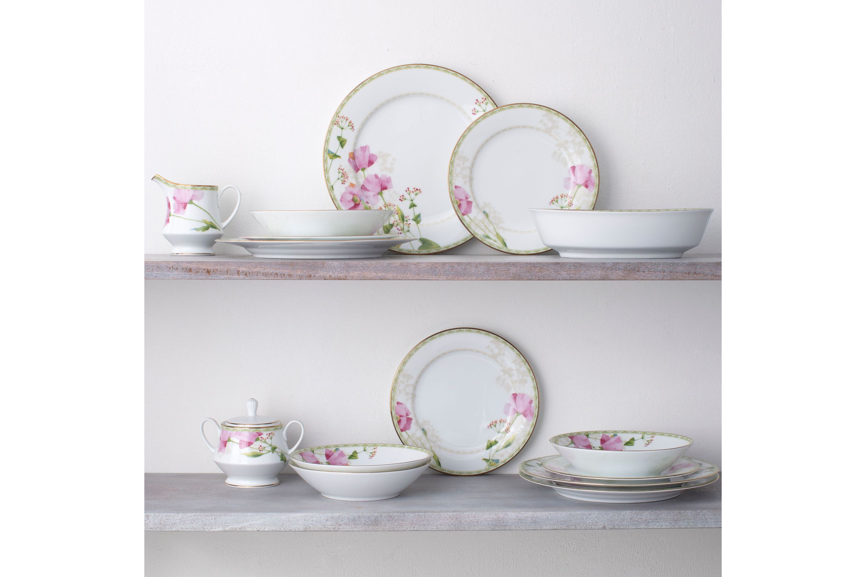 Poppy Place Set Of 4 Soup Bowls, 7 1/2", 12 oz.