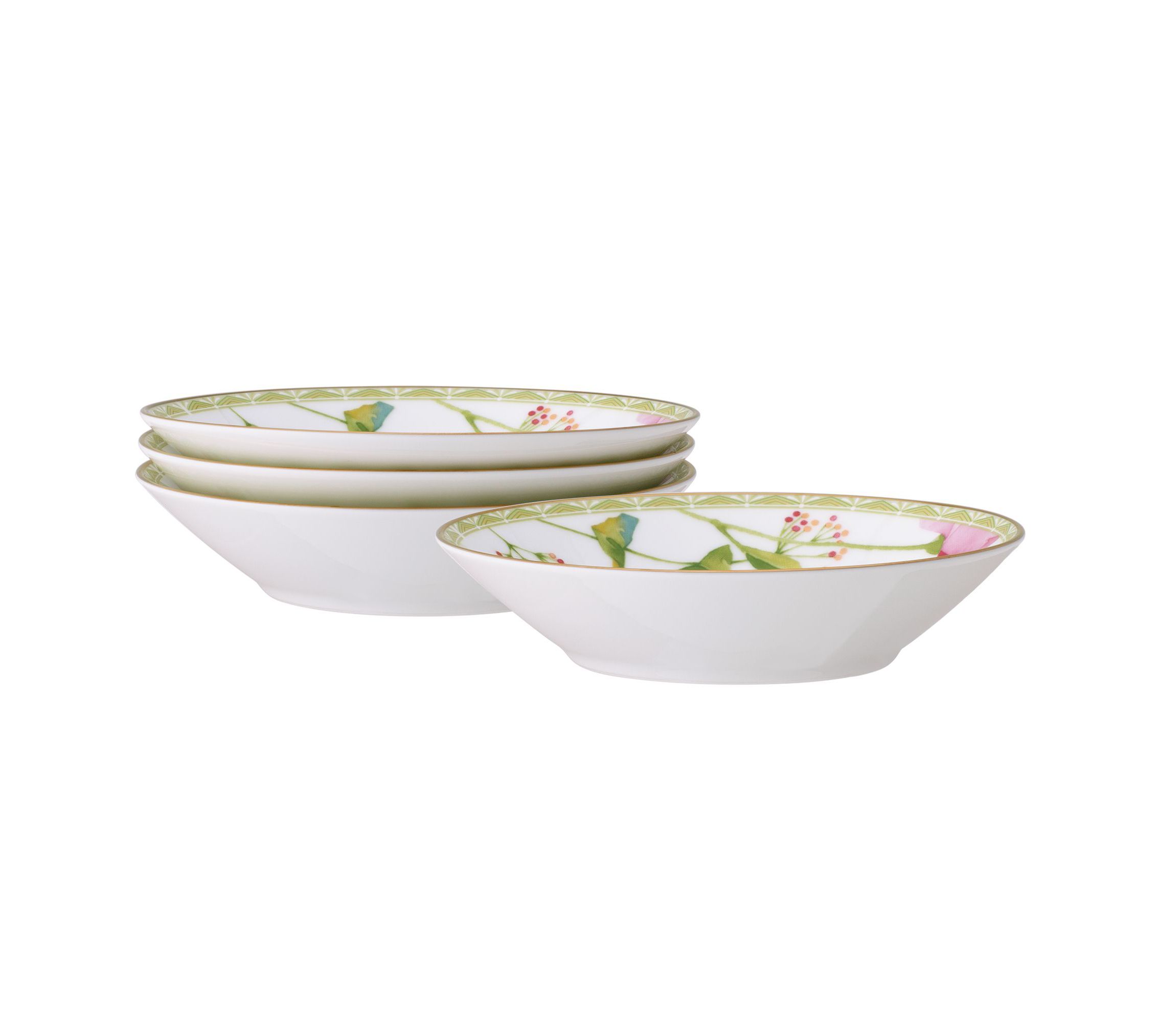 Poppy Place Set Of 4  Fruit Bowls, 5 1/2", 4 oz.