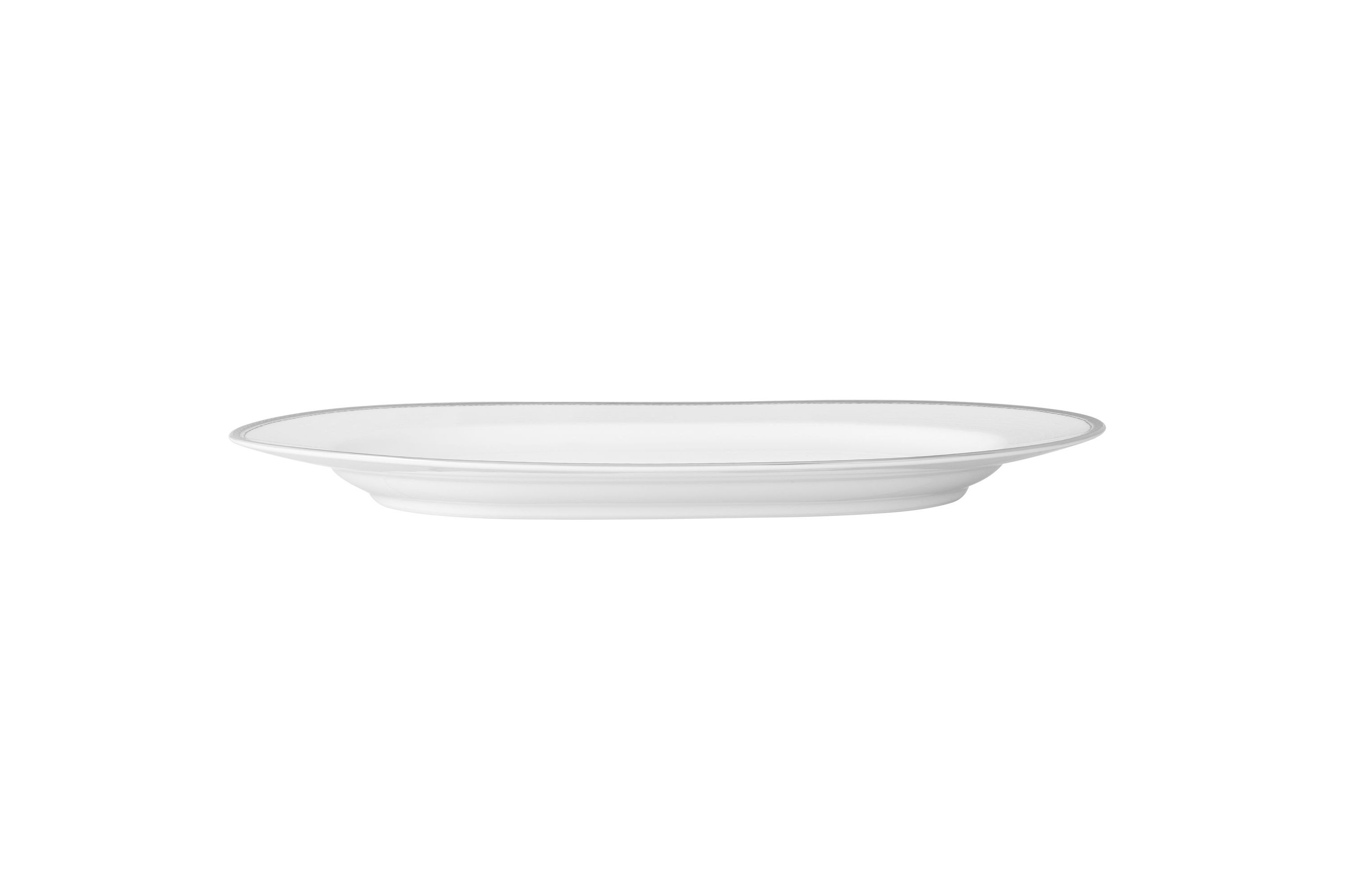 Whiteridge Platinum Oval Platter, 16"