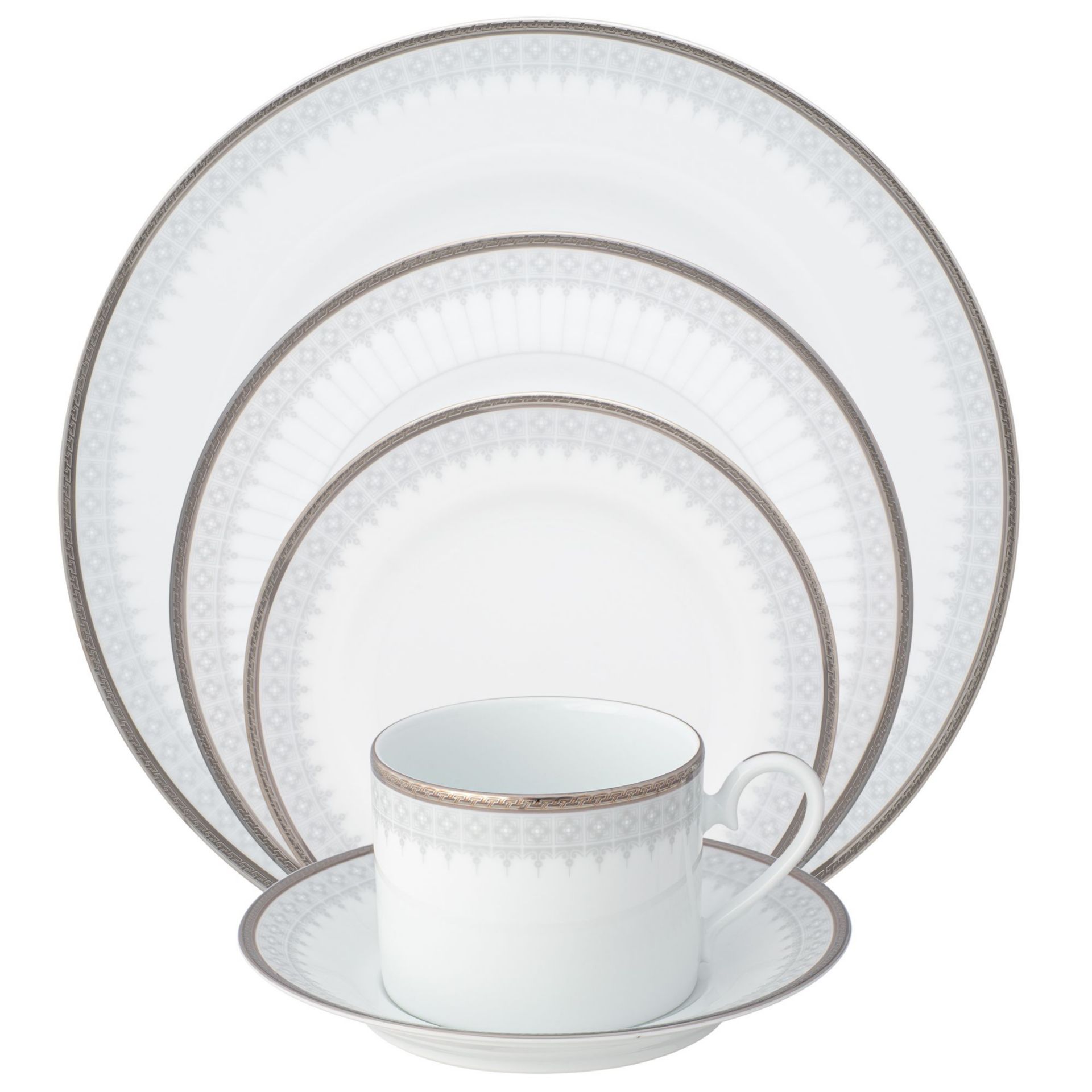 Noritake Silver Colonnade 5-Piece Place Setting, Service For 1 Deals ...