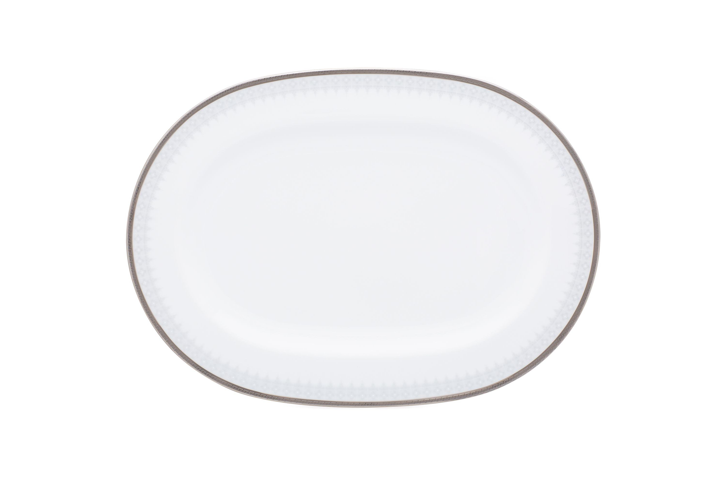Silver Colonnade Oval Platter, 14"
