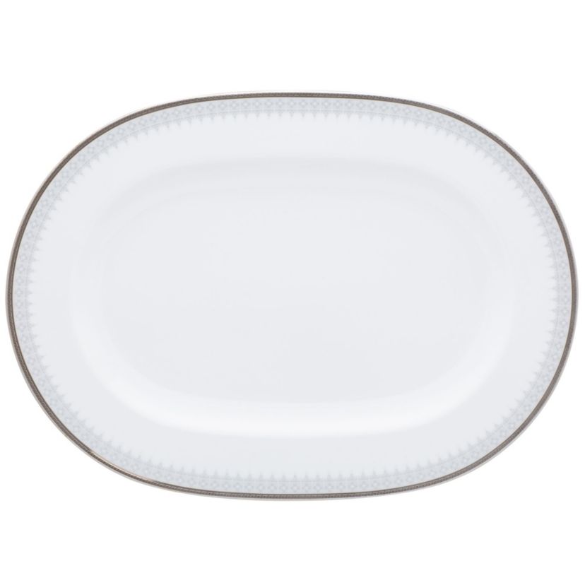 Silver Colonnade Oval Platter, 16"