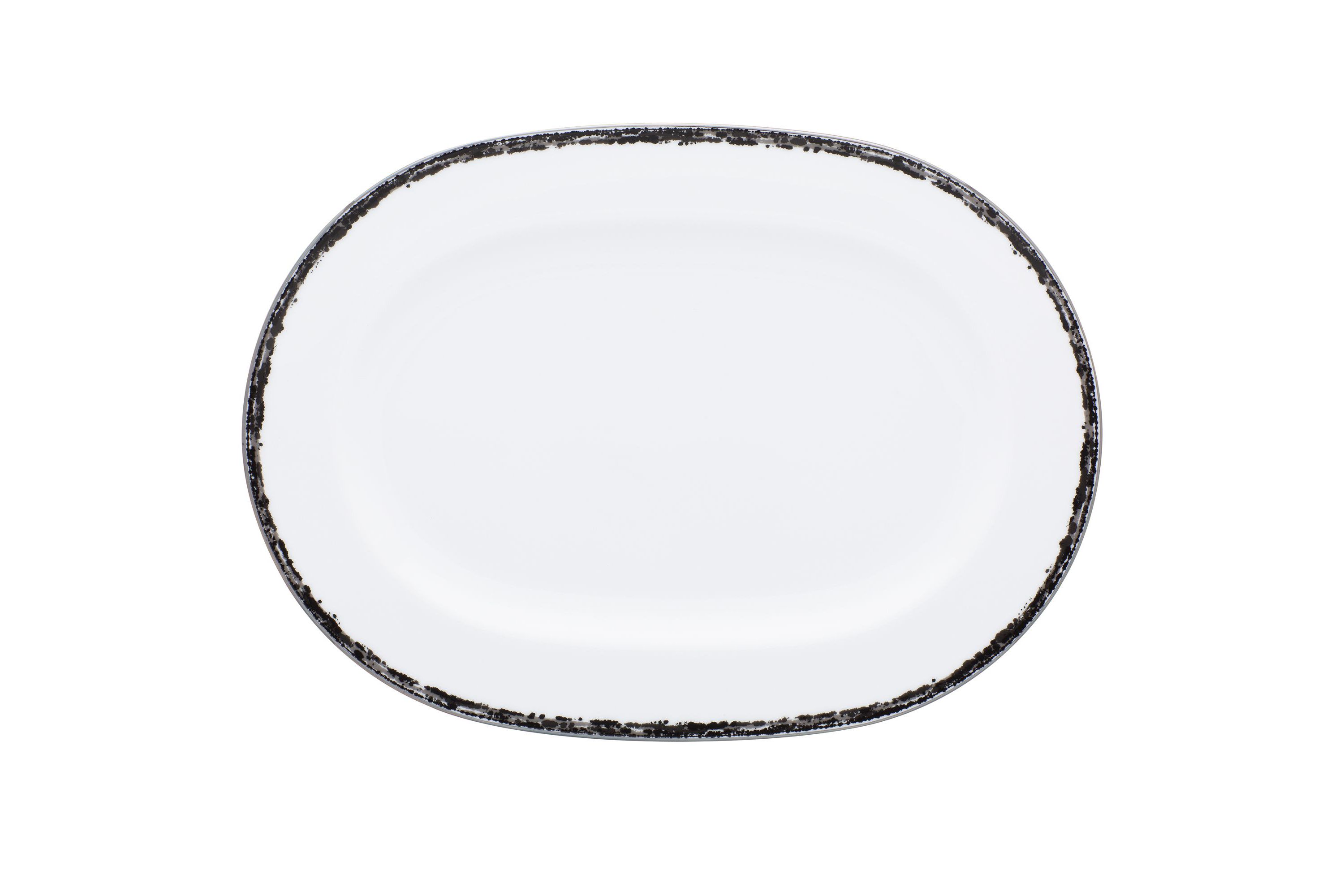 Rill Oval Platter, 14"