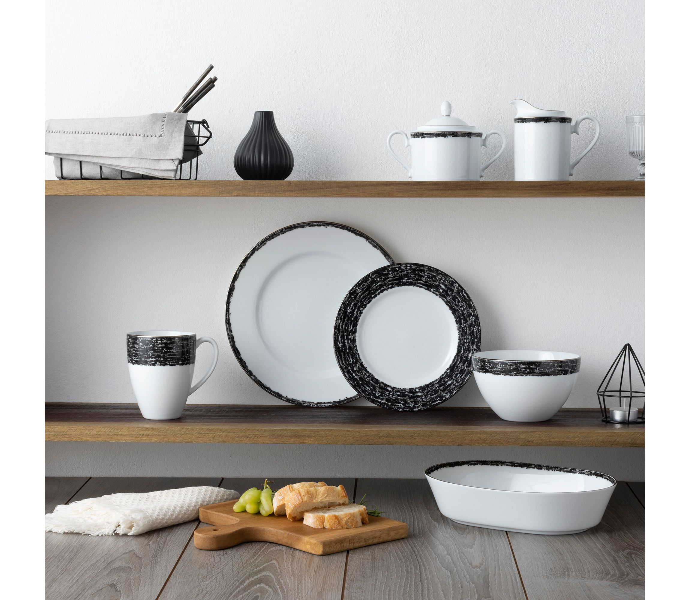 Rill Set Of 4 Pasta Bowls, 11", 24 oz.