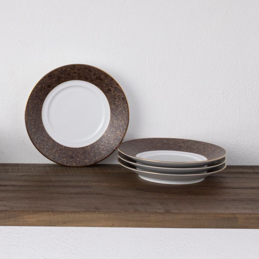 Tozan Set Of 4 Saucers, 6"