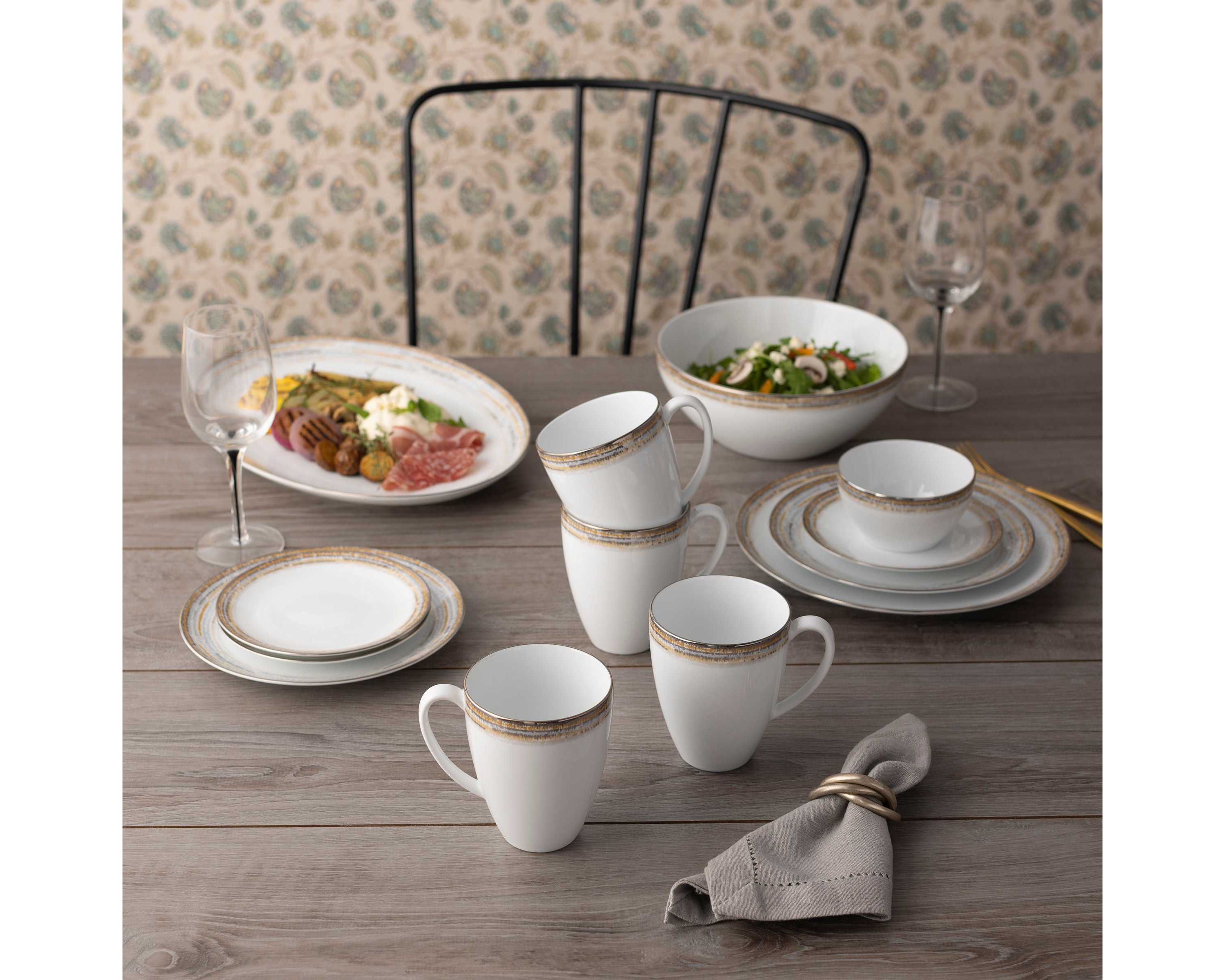 Raylan Set Of 4 Mugs, 16 Oz.