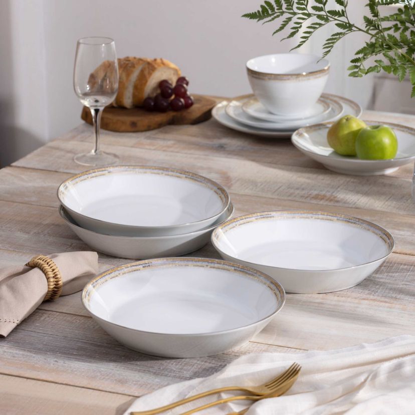 Raylan Set Of 4 Coupe Dinner Bowls, 9-3/4", 43 oz.