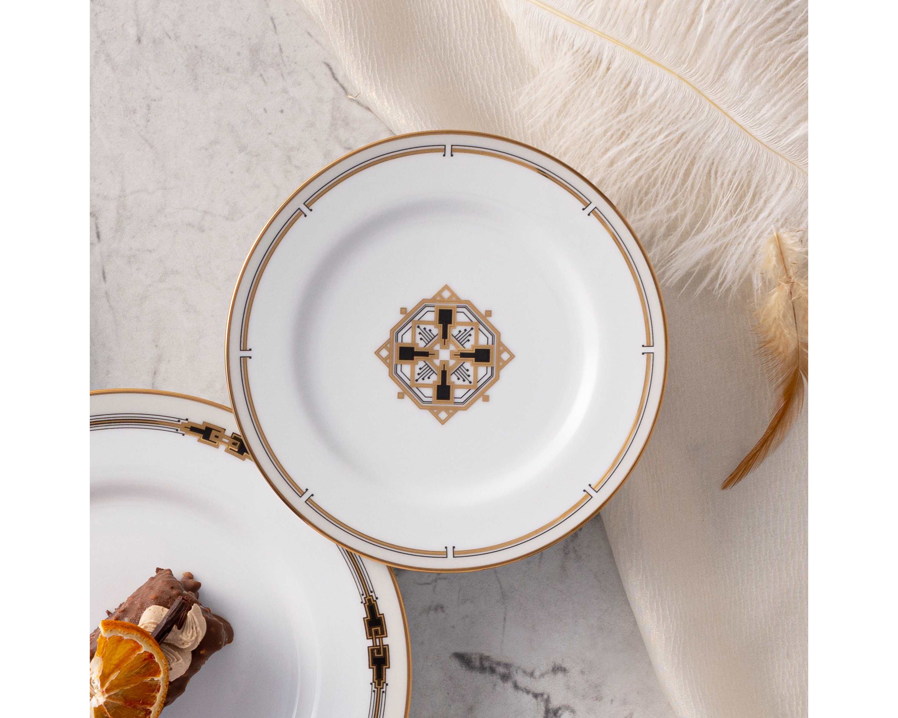 Empire Gold Set Of 4 Bread & Butter/Appetizer Plates, 6.50"