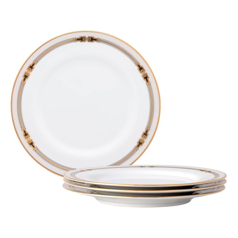 Empire Gold Set Of 4 Salad Plates, 8.25"