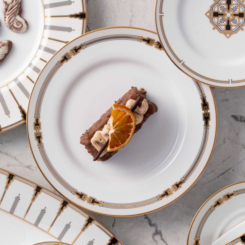 Empire Gold Set Of 4 Salad Plates, 8.25"