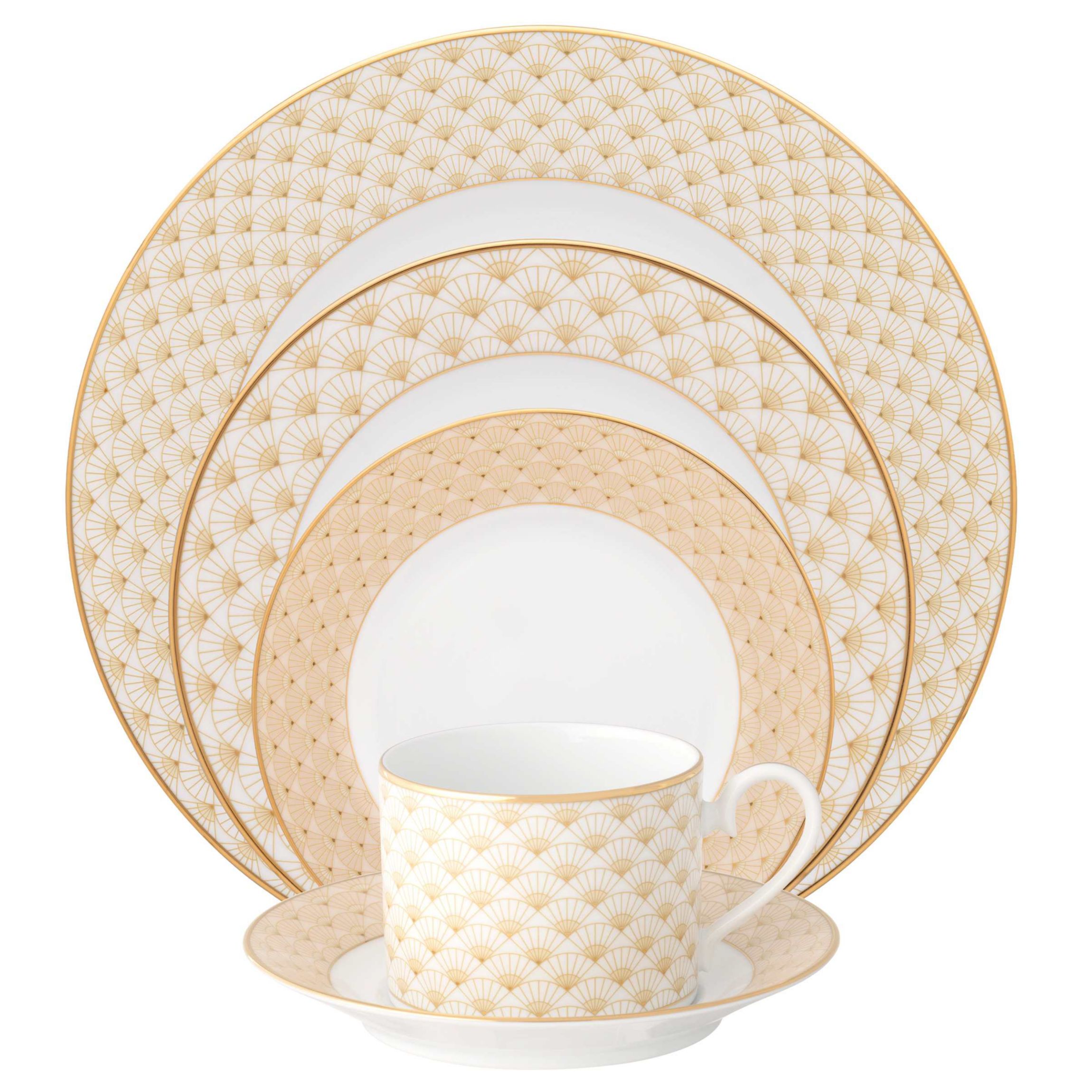 Trocadero Gold 5-Piece Place Setting, Service For 1