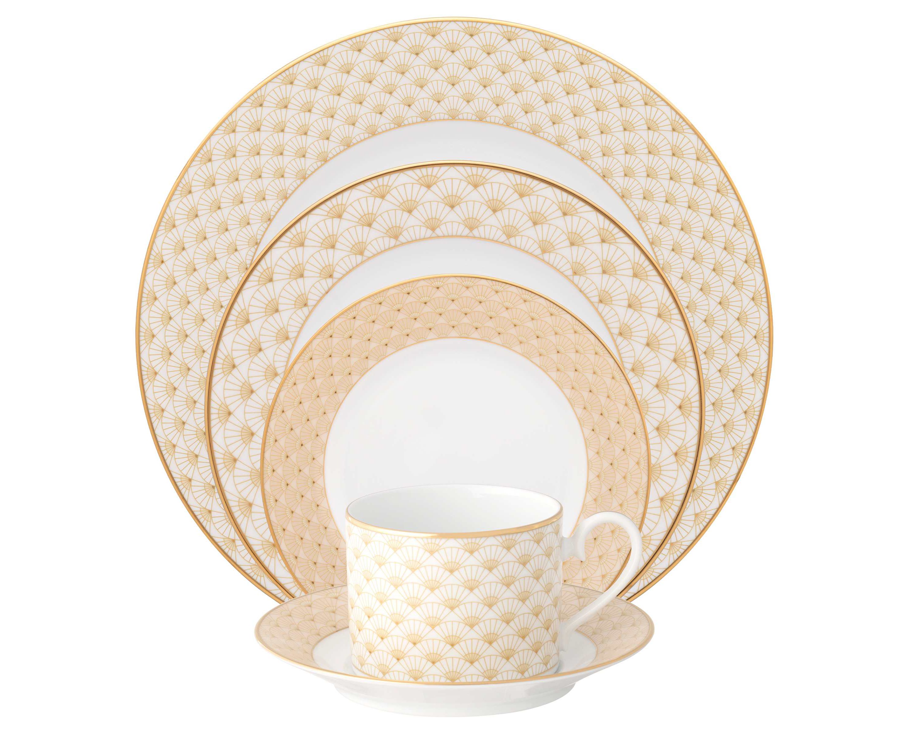 Trocadero Gold 5-Piece Place Setting, Service For 1
