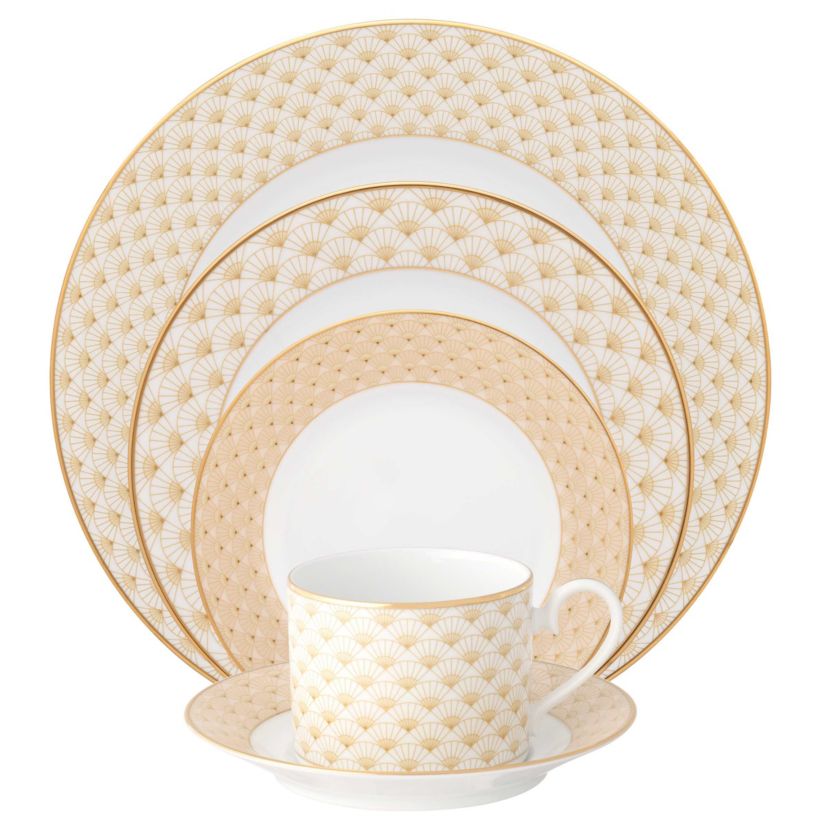Trocadero Gold 5-Piece Place Setting, Service For 1
