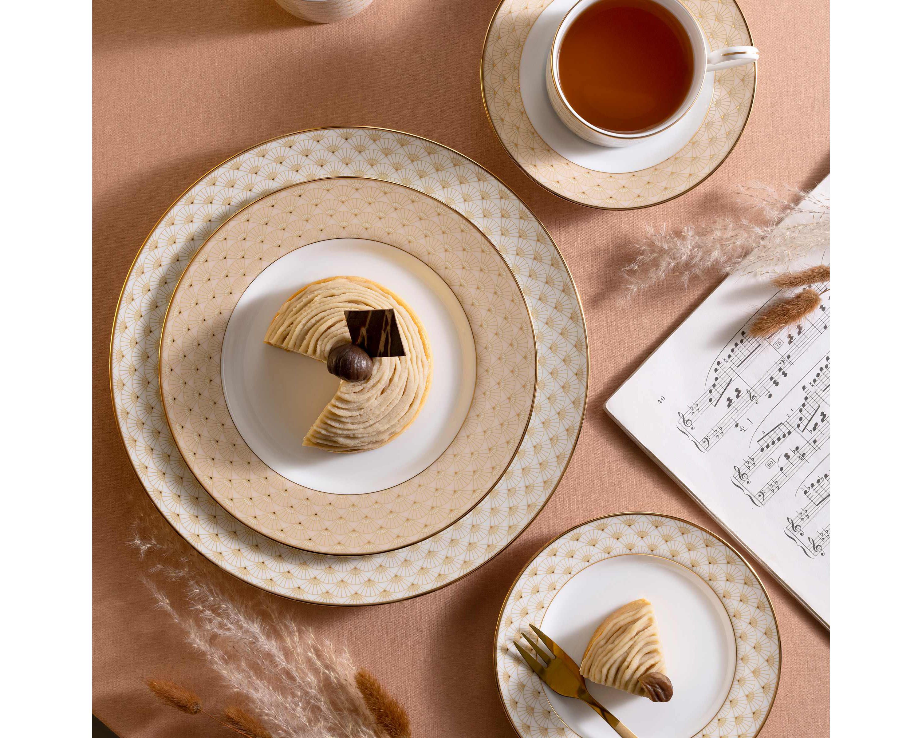 Trocadero Gold 5-Piece Place Setting, Service For 1