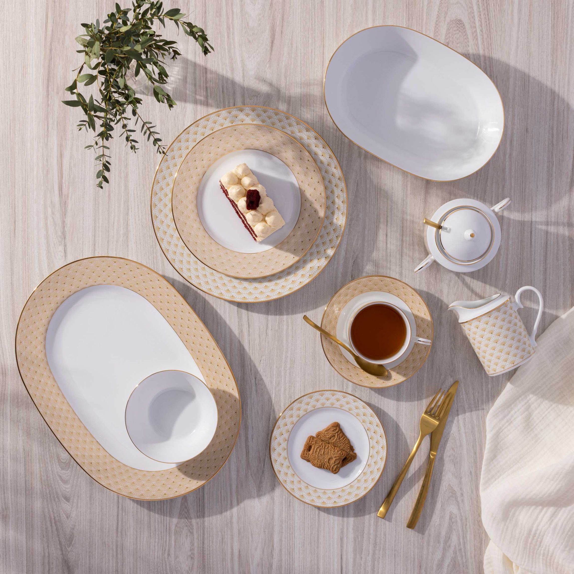 Trocadero Gold 5-Piece Place Setting, Service For 1