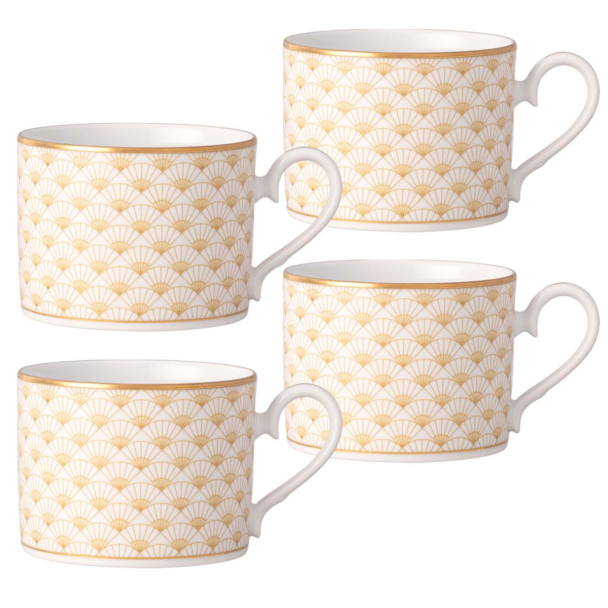 Trocadero Gold Set Of 4 Cups, 8 oz.