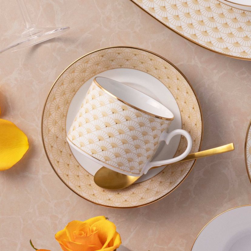 Trocadero Gold Set Of 4 Cups, 8 oz.