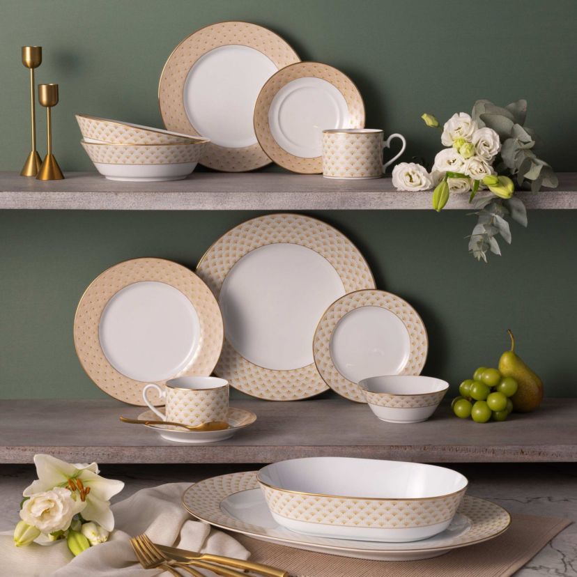 Trocadero Gold Set Of 4 Cups, 8 oz.