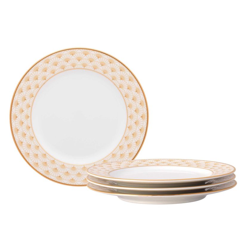 Trocadero Gold Collection Set Of 4 Bread & Butter/Appetizer Plates, 6.5"