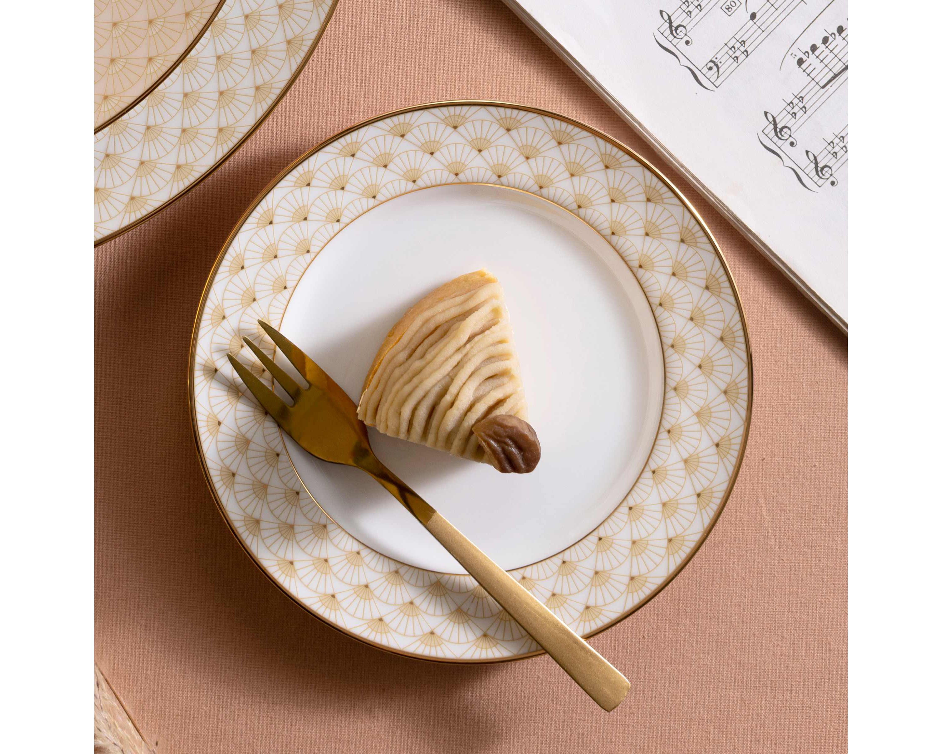Trocadero Gold Collection Set Of 4 Bread & Butter/Appetizer Plates, 6.5"