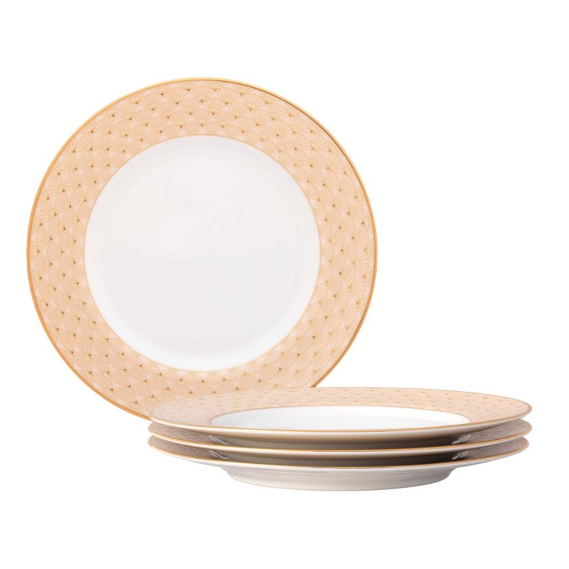 Trocadero Gold Collection Set Of 4 Salad Plates, 8.25"