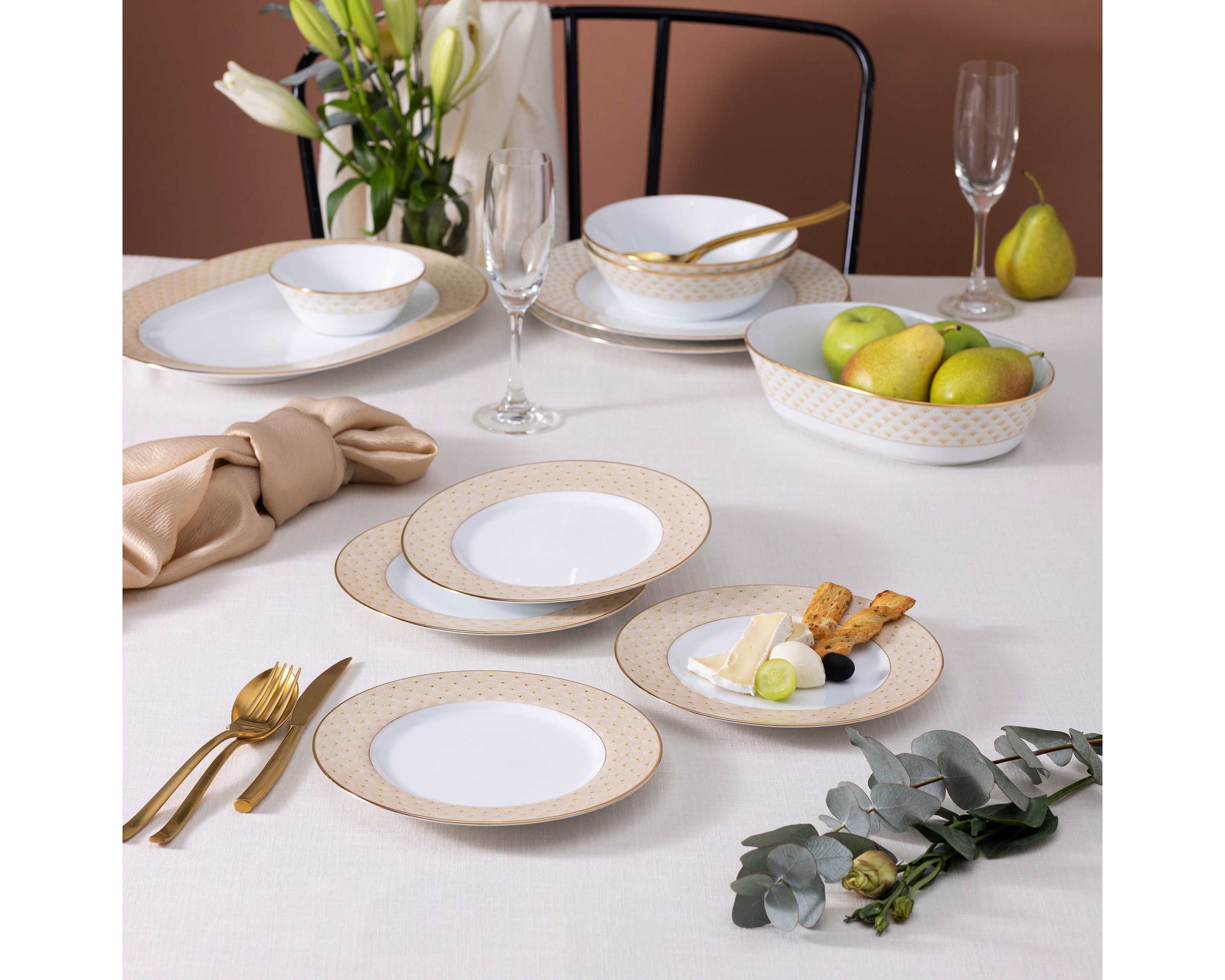 Trocadero Gold Collection Set Of 4 Salad Plates, 8.25"